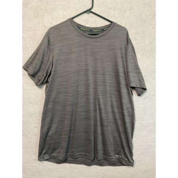 Tek Gear Shirt Mens 2XL Tall Gray Dry Tek Athletic Performance Moisture Wicking - Picture 1 of 6